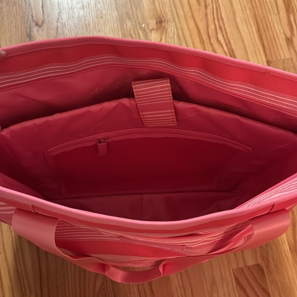 Vera Bradley Pink Striped Tote - Picture 6 of 14
